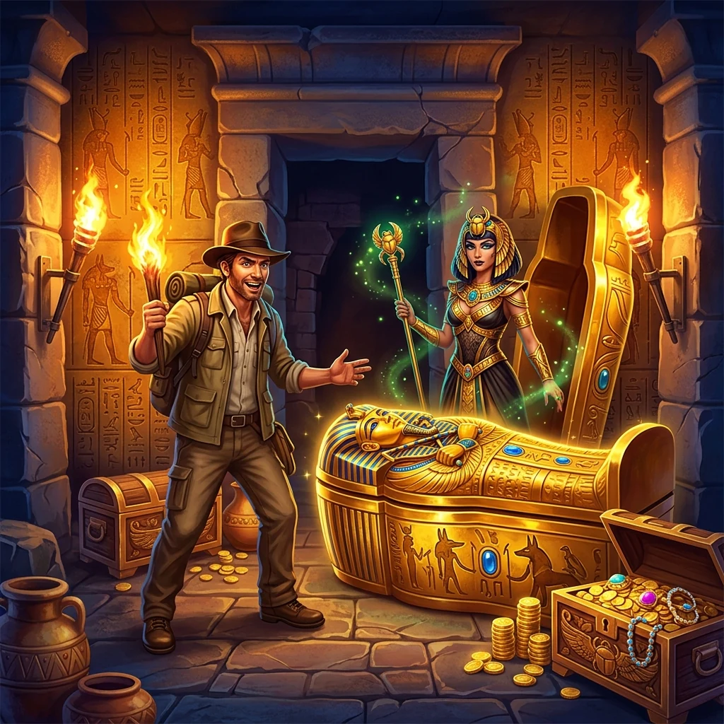John Hunter Tomb Scarab Queen sur Lucky8